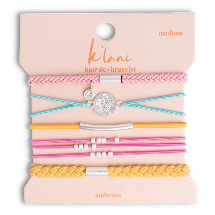 K'Lani Embrace Hair Tie Bracelet Set