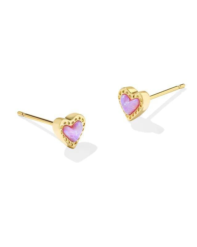 Kendra Scott Mini Ari Heart Stud Earrings