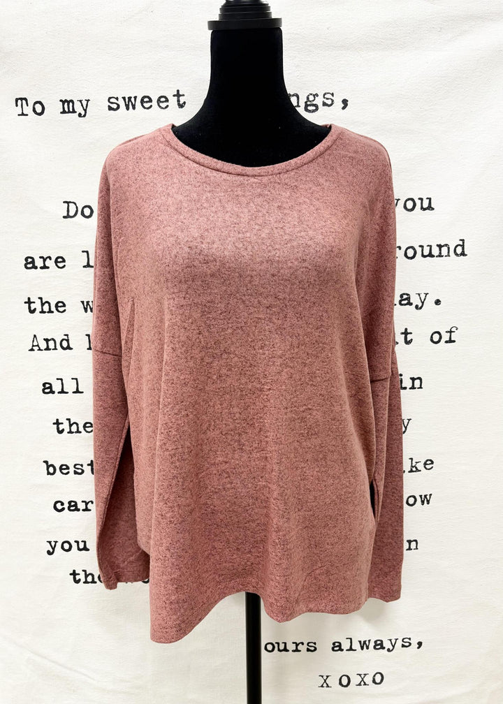 Blush Dolman Long Sleeve