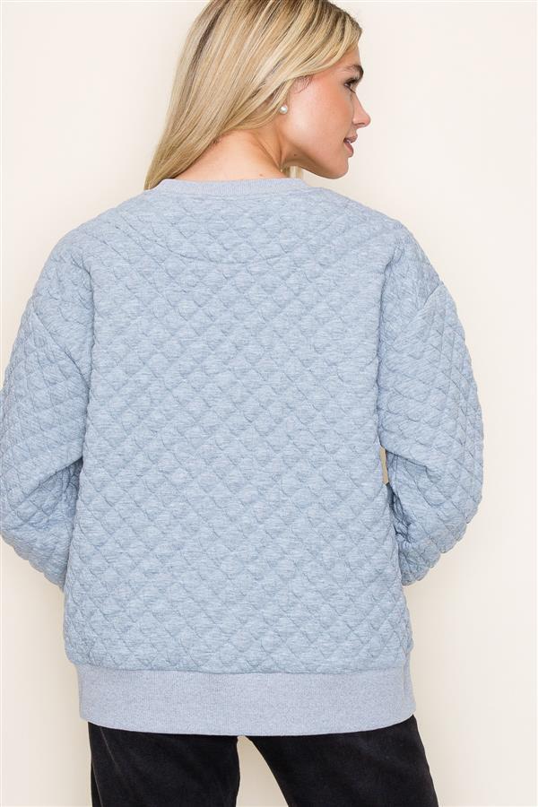 Layla Quilted Pullover