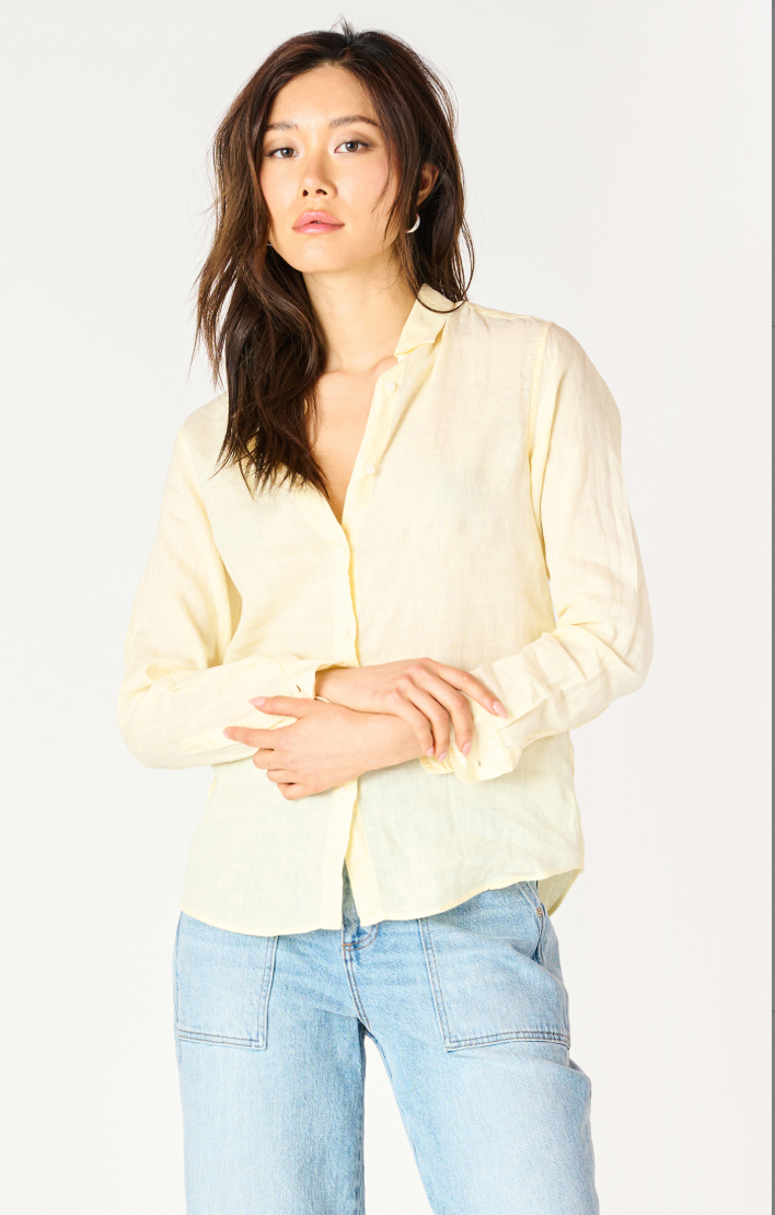 Long Sleeve Button Front Blouse