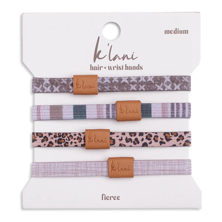 K'Lani Fierce Hair Tie Bracelet Set