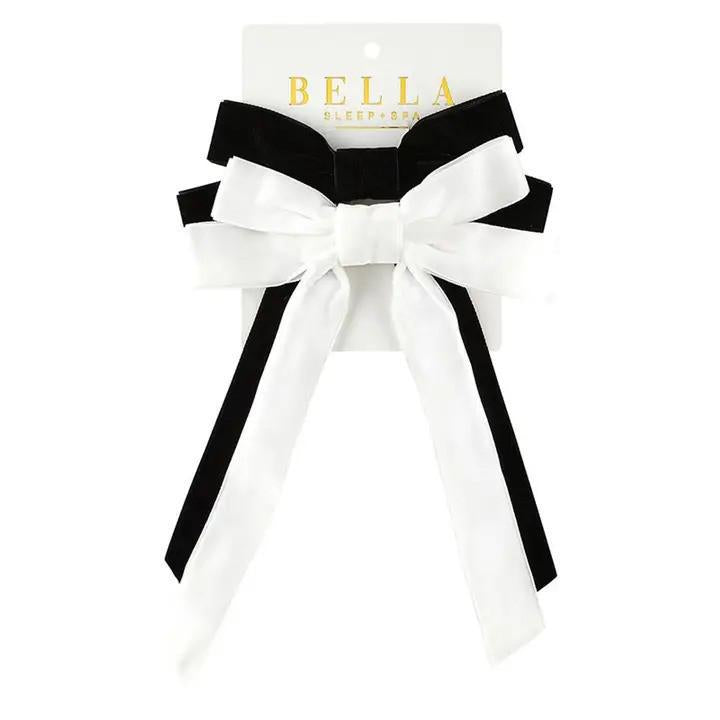 Velvet Bow Clip Set