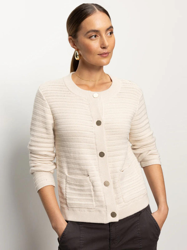 Pointelle Knitted Jacket