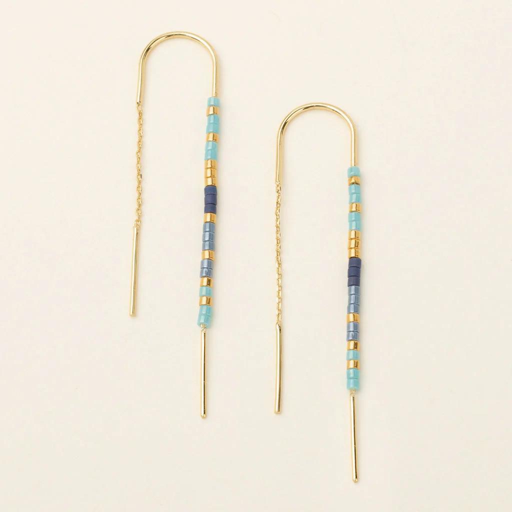 Chromacolor Miyuki Thread Earrings