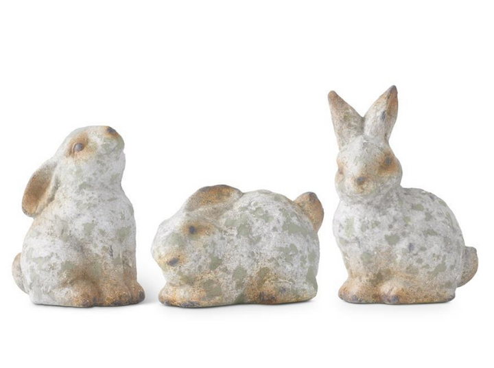 Patina Terracotta Garden Bunnies