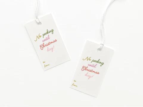 Six Gift Tags + Twine