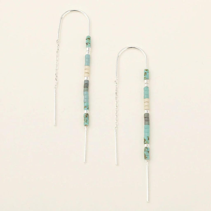 Chromacolor Miyuki Thread Earrings