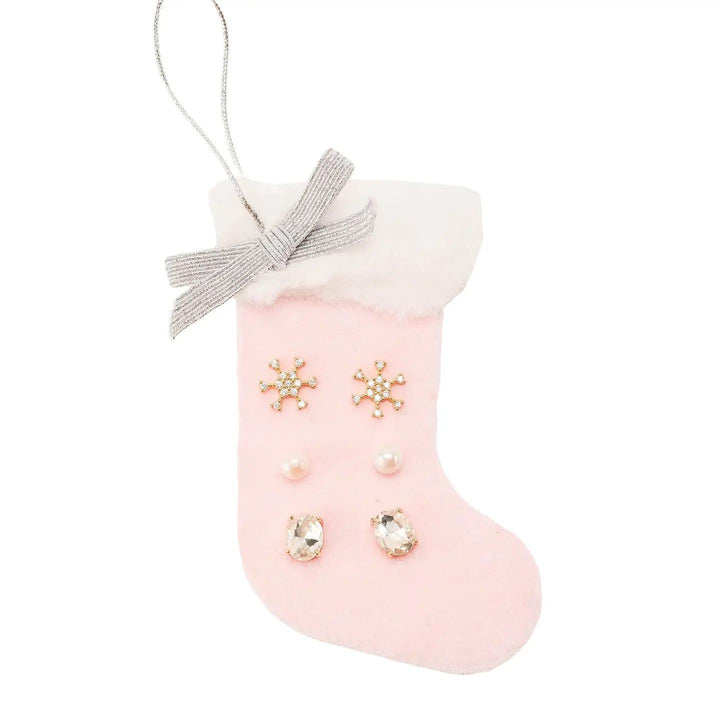 Clara Stocking Earring Trio