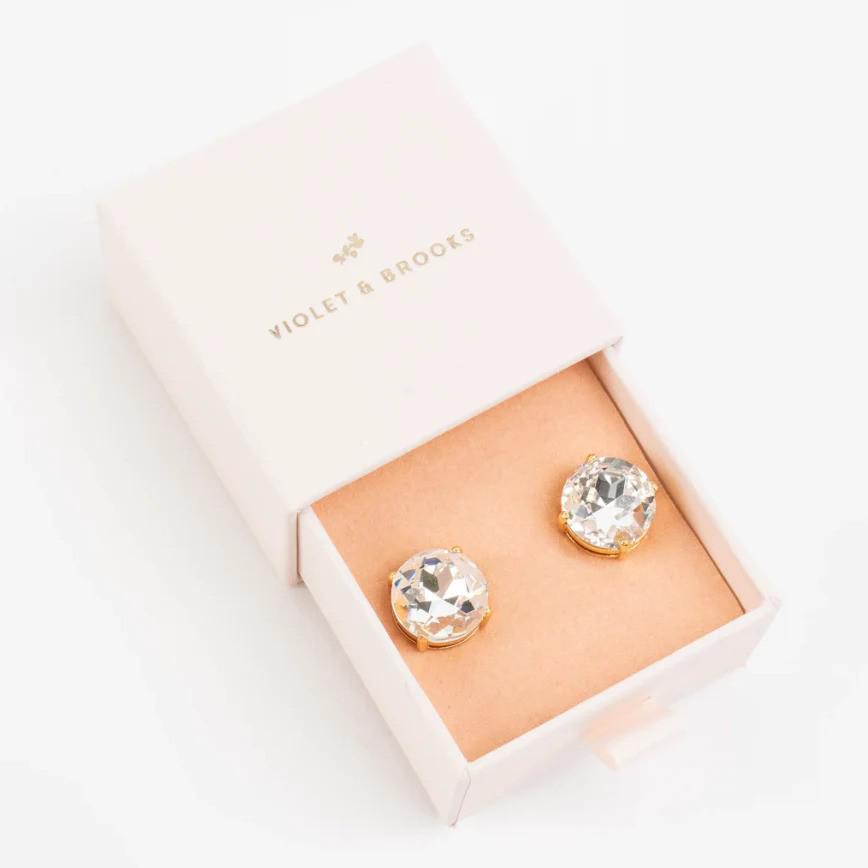 Cleo Boxed Crystal Post Earrings