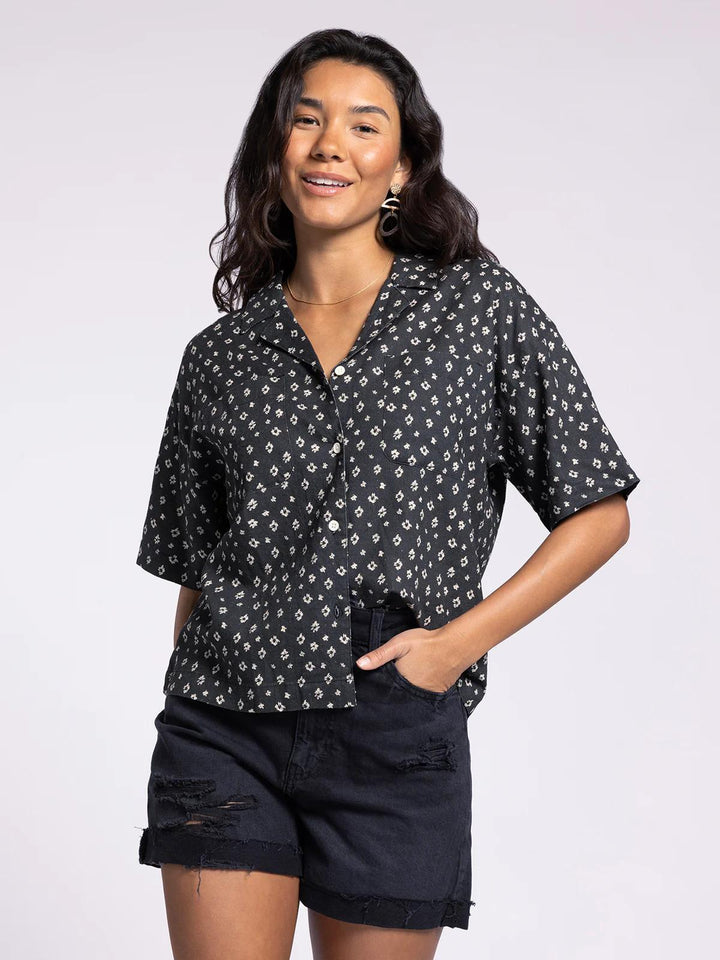 Thread & Supply Ella Shirt Granite Blossom