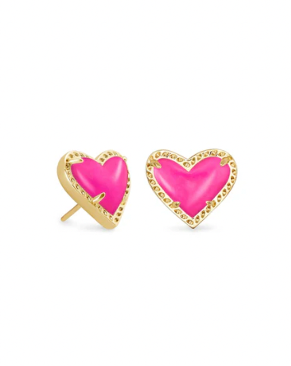 Ari Heart Stud Earrings