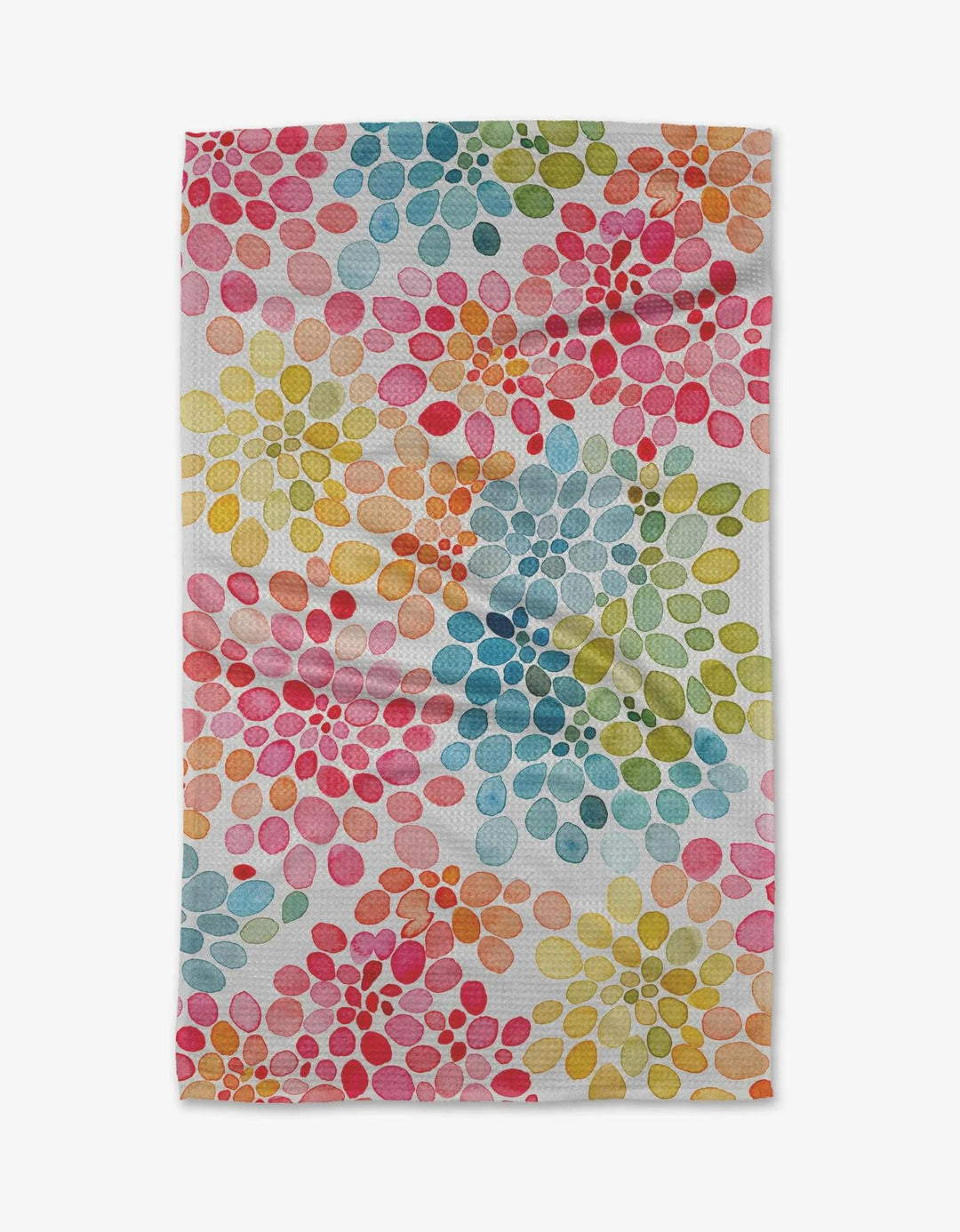 Geometry Tea Towel - Hearts/Flowers