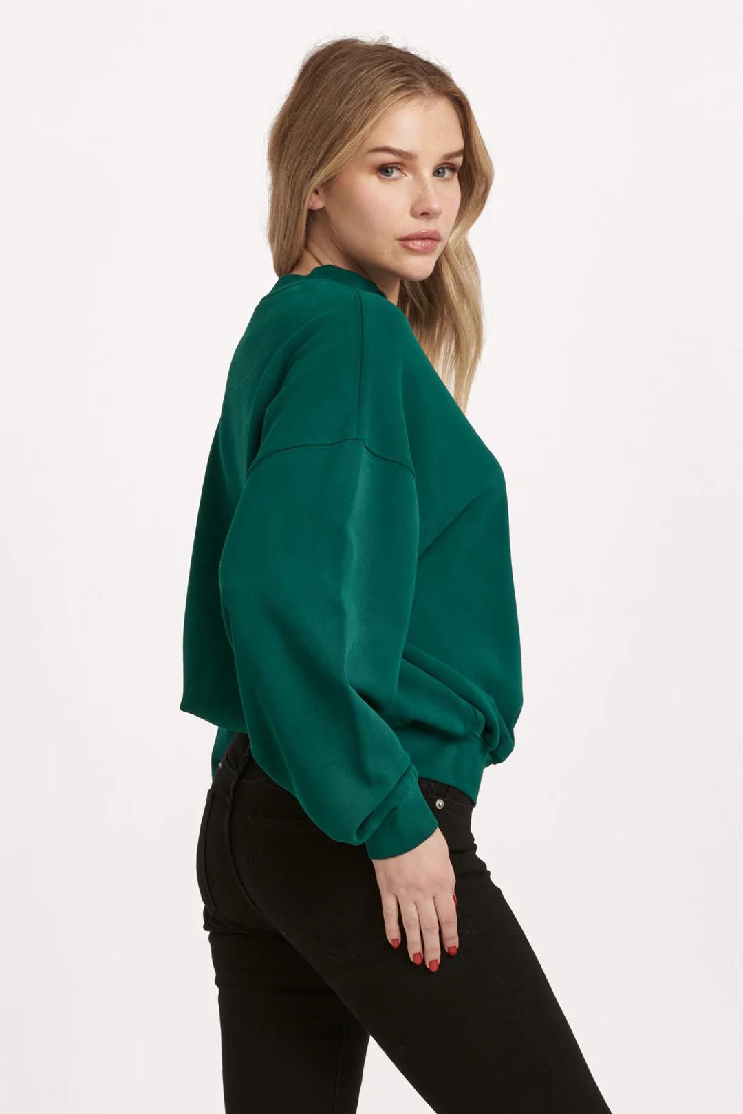 Dear John Lara Crewneck Deep Emerald