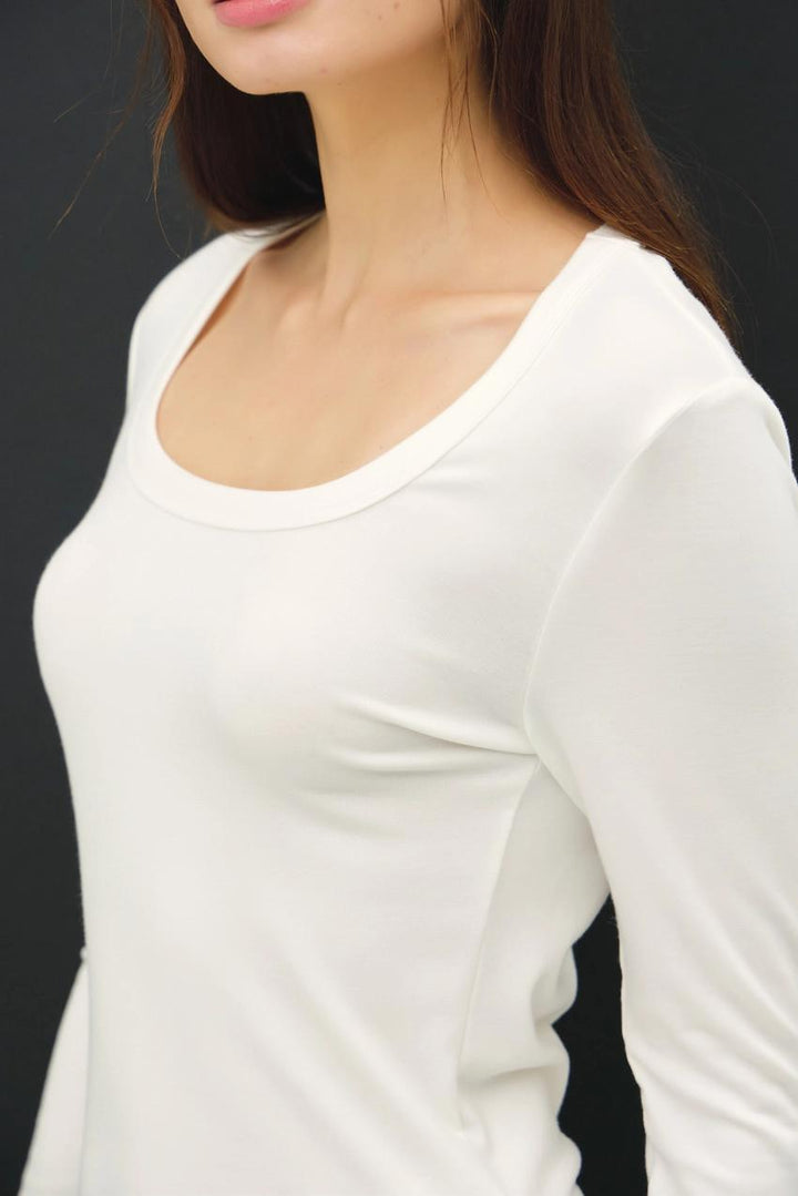 Long Sleeve Scoop Neck