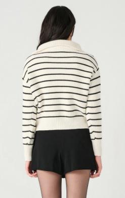 Dex Half Zip Textured Sweater