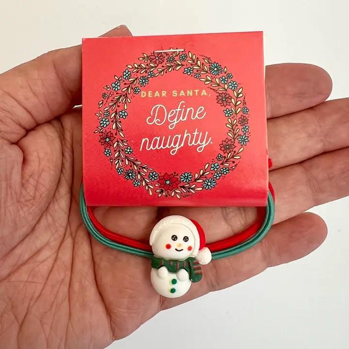 Holiday Hair Tie w/ Holiday Icon