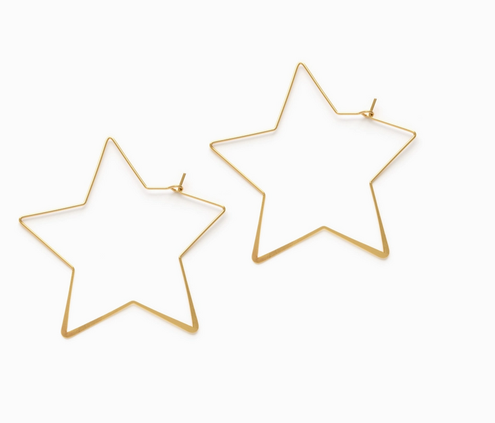 Giant Star Earrings