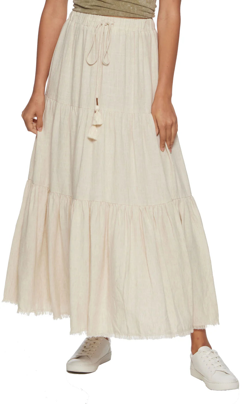 Maytown Linen Blend Skirt