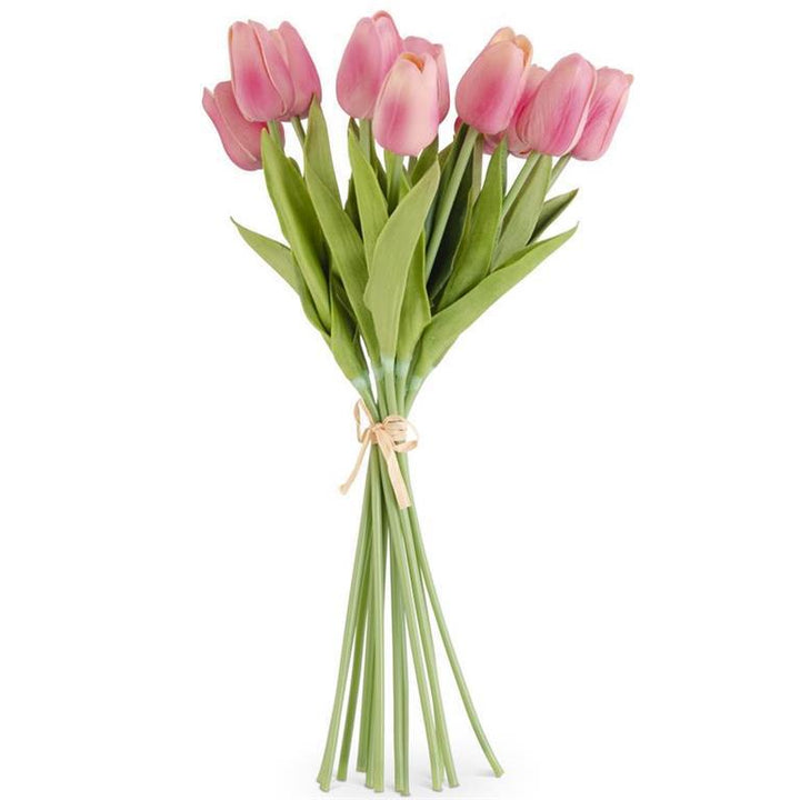 13" Real Touch Mini Tulip Bundle, 12 Stems