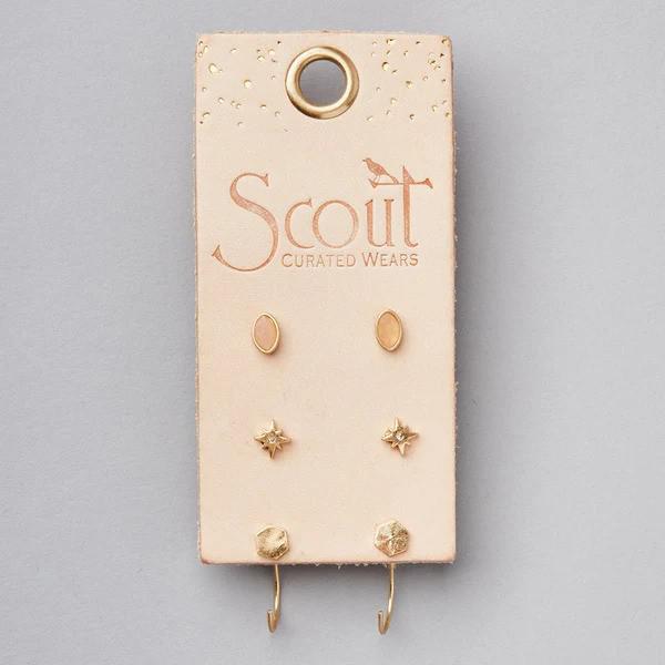 Stud Earring Trio - Scout Curated Wears