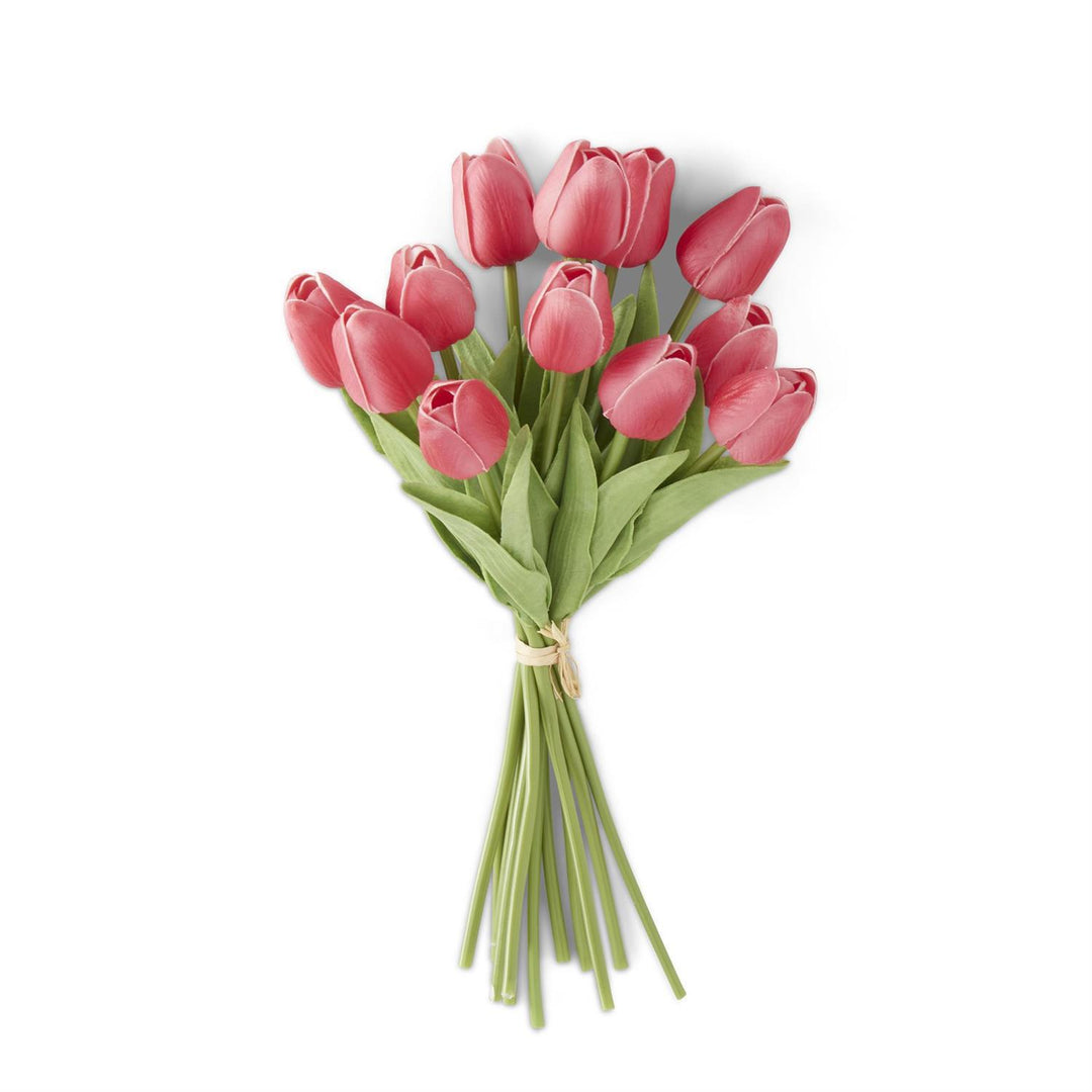 13" Real Touch Mini Tulip Bundle, 12 Stems