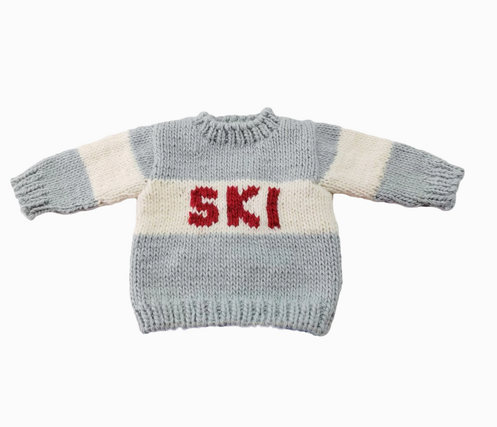 Ski Sweater, Kids - Bowie Gray