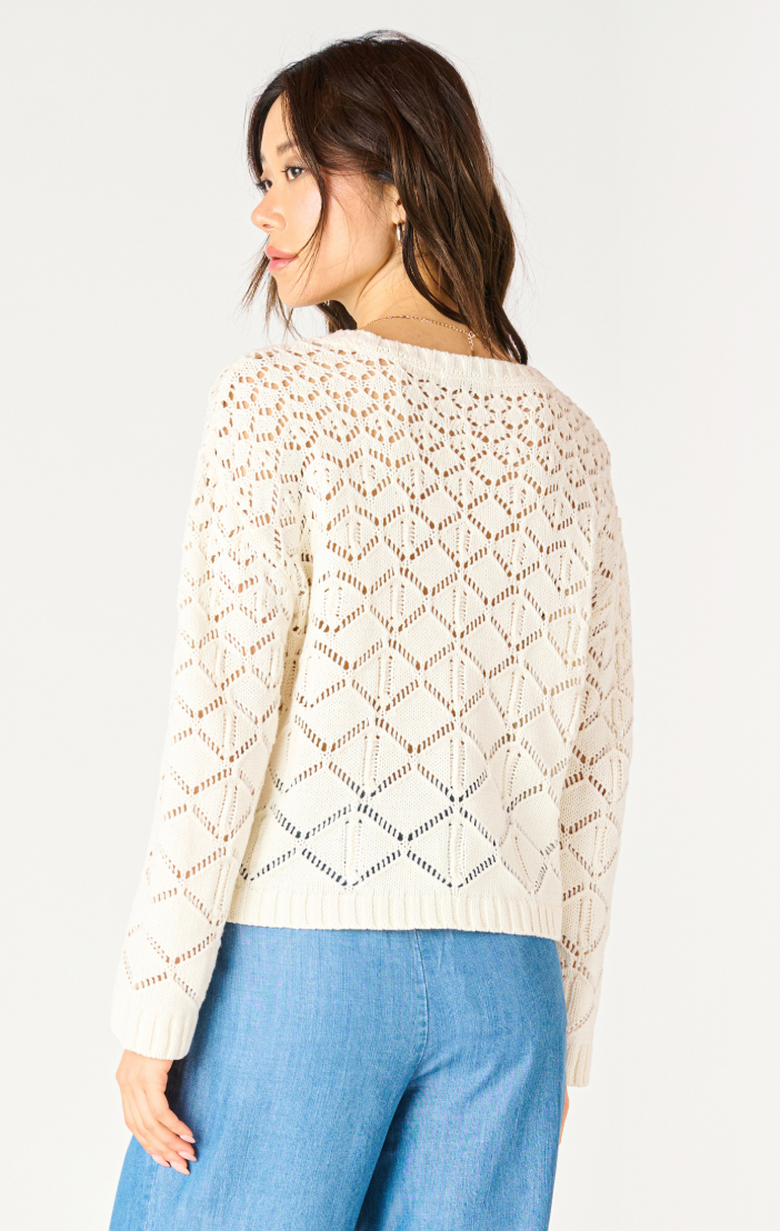 Long Sleeve Crochet Sweater