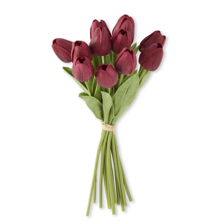 13" Real Touch Mini Tulip Bundle, 12 Stems