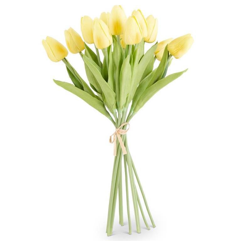 13" Real Touch Mini Tulip Bundle, 12 Stems