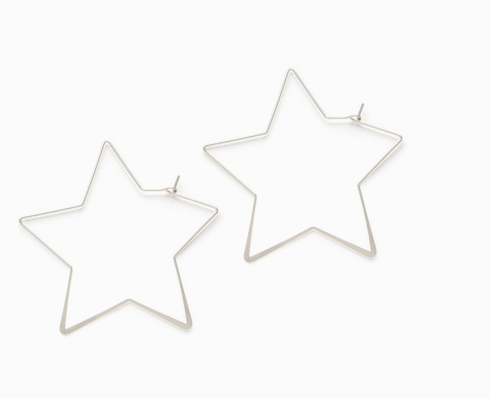 Giant Star Earrings