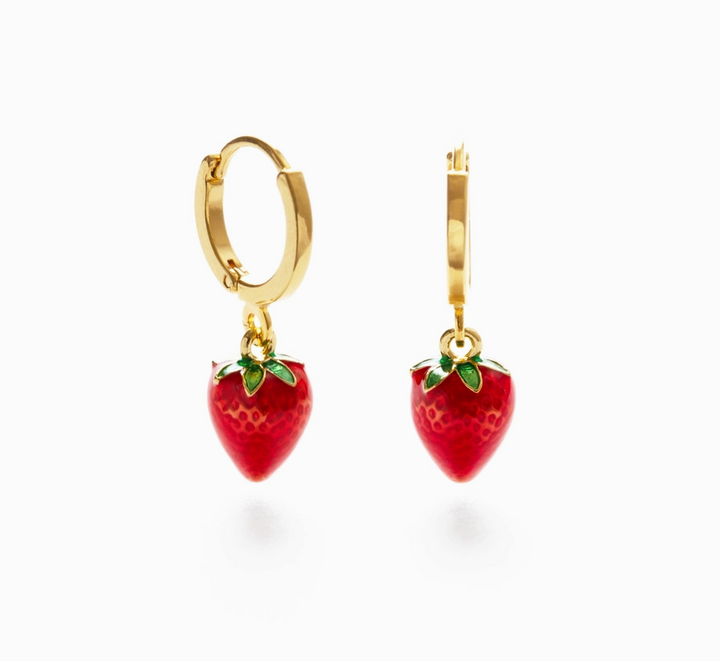 Summer Strawberry Earrings