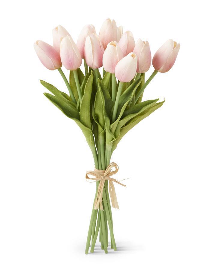 13" Real Touch Mini Tulip Bundle, 12 Stems