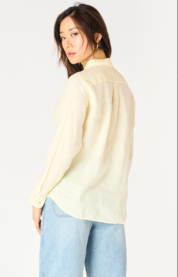 Long Sleeve Button Front Blouse