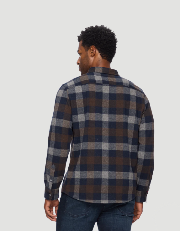 Flag & Anthem Hero Flannel Shirt- Plaid