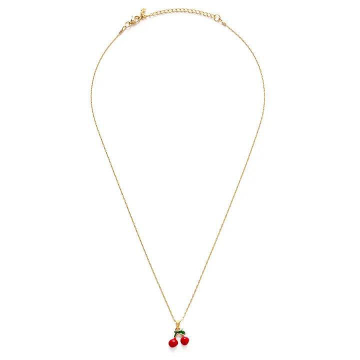 Cherry Necklace, Gold